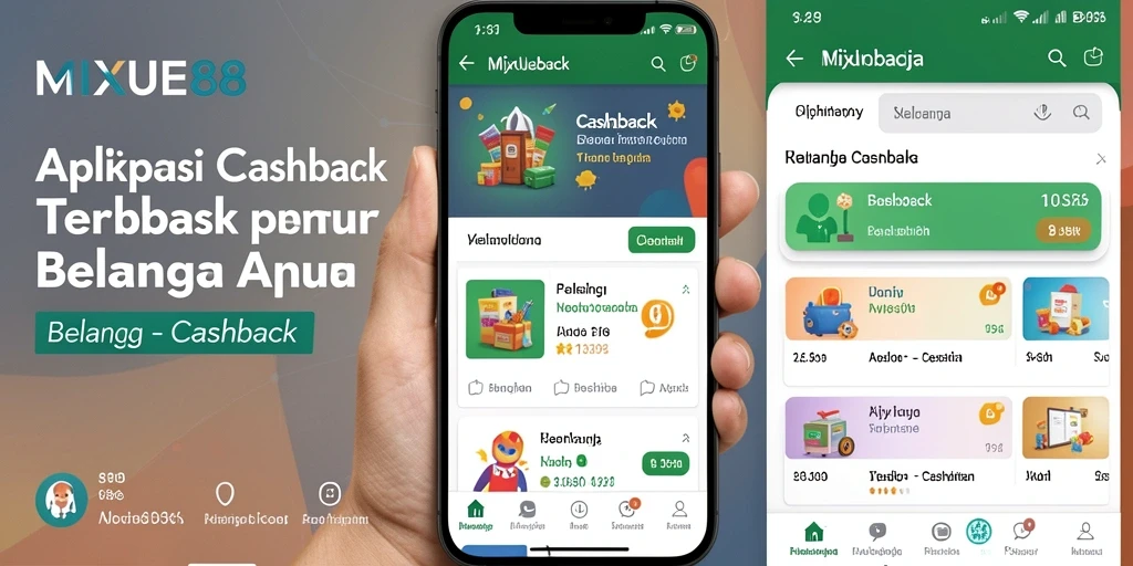 Tampilan antarmuka MIXUE88 yang memudahkan akses cashback.