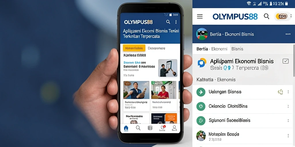 Tampilan antarmuka aplikasi OLYMPUS88 yang informatif dan mudah digunakan.
