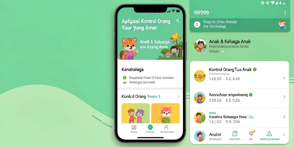 Antarmuka RR999 menunjukkan kontrol orang tua yang mudah dan efektif.